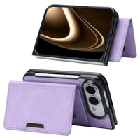 Buy Detachable Magnetic Wallet & Slim Cover with Kickstand Function, 5 Card Slots, High-End PU Leather & Strong MagSafe Adsorption for iPhone Duo - LORN at Caseles-iPhone Duo, Black