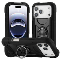 Buy Luxury Cute Phone Case, Shockproof Protective Cover, with Ring Stand,Louay at Caseles-iPhone 17 Pro Max, Louay-Black