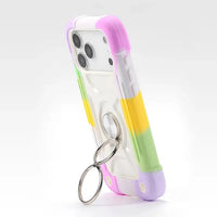 Buy Luxury Cute Phone Case, Shockproof Protective Cover, with Ring Stand,Louay at Caseles-iPhone 17 Pro Max, Louay-Pink