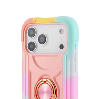 Buy Luxury Cute Phone Case, Shockproof Protective Cover, with Ring Stand,Louay at Caseles-iPhone 17 Pro Max, Louay-Pink