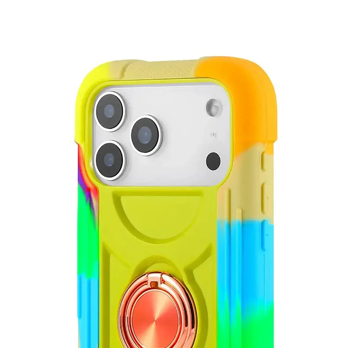 Buy Luxury Cute Phone Case, Shockproof Protective Cover, with Ring Stand,Louay at Caseles-iPhone 17 Pro Max, Louay-Pink