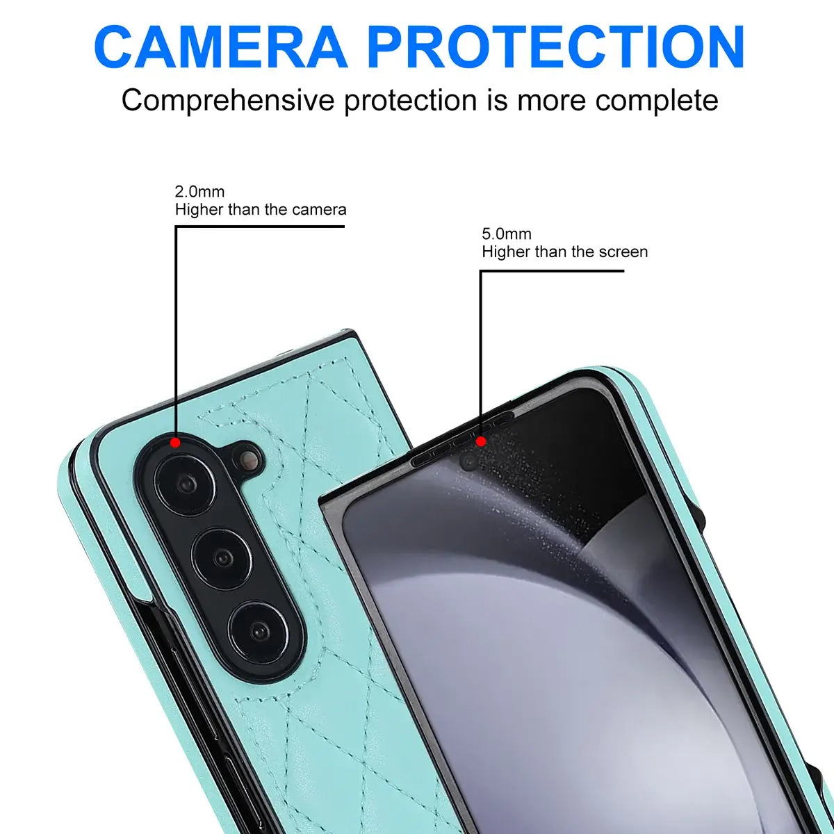 Buy Slim PU Leather Case for Galaxy Z Fold, Lightweight Shockproof Hard Cover, Minimalist Business Style , LYNE at Caseles-Samsung Galaxy Z Fold 7, Black