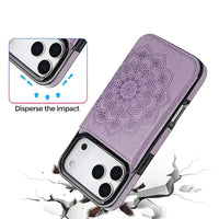 Buy Classic Wallet Phone Case, Credit Card Holder, Leather, Double Magnetic Buttons, Shockproof Case,Maddox at Caseles-iPhone 17 Pro Max, Maddox-Blue