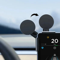 Buy Adjustable Magnetic Car Phone Holder Mount, Screen Side Phone Bracket Compatible with Tesla Model 3/Y- Magnetic Car Charger & Phone Holder For Tesla at Caseles-Tesla Model Y, 