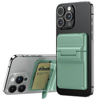 Buy 2-in-1 Magnetic Card Holder with Built-in Kickstand for MagSafe - MAGNETIC CARD HOLDER at Caseles-Black, 