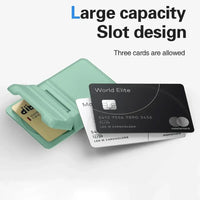Buy 2-in-1 Magnetic Card Holder with Built-in Kickstand for MagSafe - MAGNETIC CARD HOLDER at Caseles-Black, 