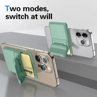 Buy 2-in-1 Magnetic Card Holder with Built-in Kickstand for MagSafe - MAGNETIC CARD HOLDER at Caseles-Black, 