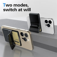 Buy 2-in-1 Magnetic Card Holder with Built-in Kickstand for MagSafe - MAGNETIC CARD HOLDER at Caseles-Black, 