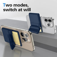 Buy 2-in-1 Magnetic Card Holder with Built-in Kickstand for MagSafe - MAGNETIC CARD HOLDER at Caseles-Black, 