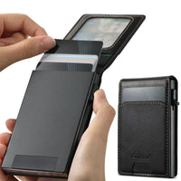 Buy Magnetic Wallet & Phone Stand,Classic Magnetic Card Holder Wallet S2 at Caseles-Brown, 
