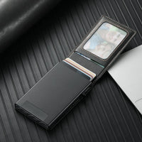 Buy Magnetic Wallet & Phone Stand,Classic Magnetic Card Holder Wallet S2 at Caseles-Brown, 