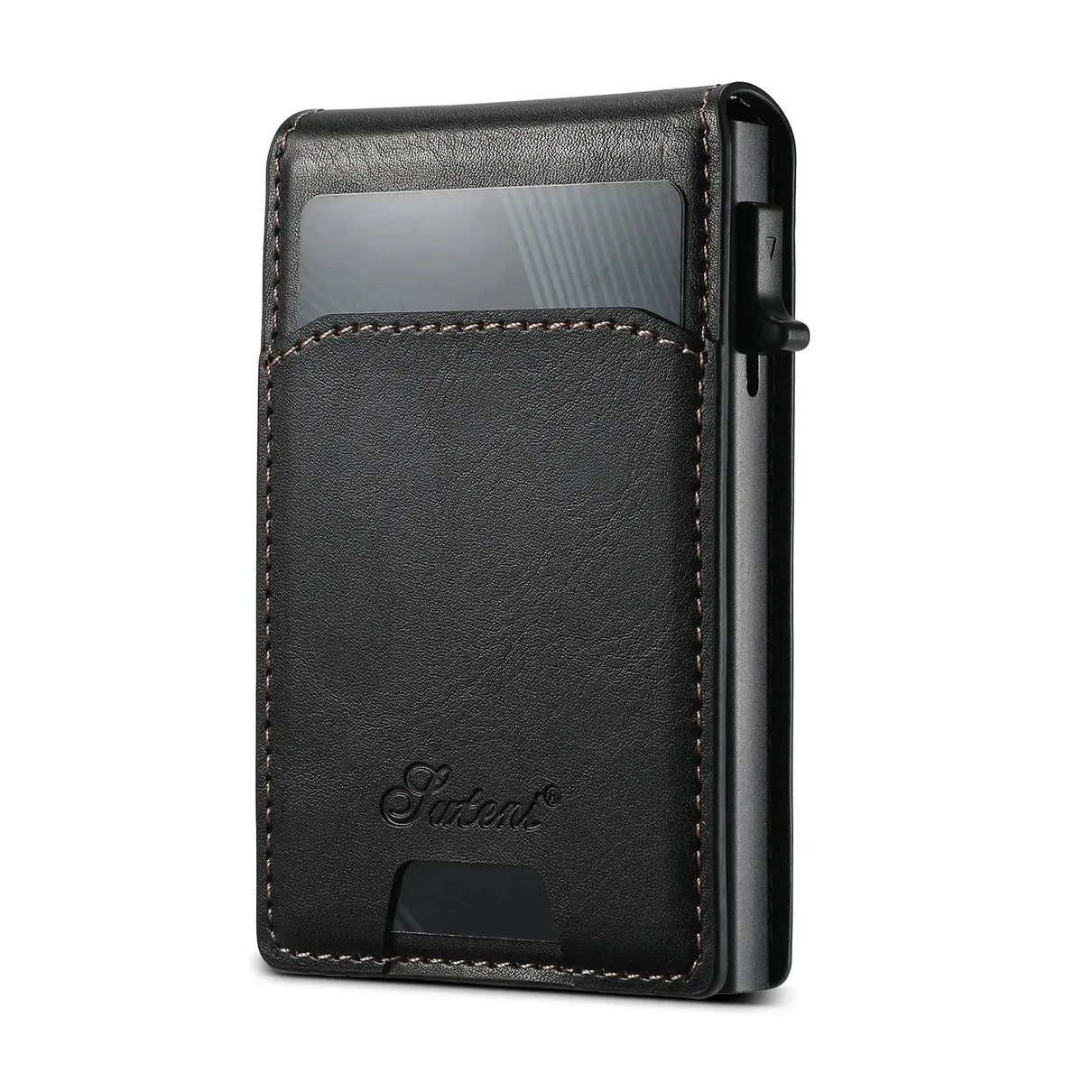 Buy Magnetic Wallet & Phone Stand,Classic Magnetic Card Holder Wallet S2 at Caseles-Brown, 