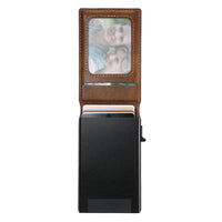 Buy Magnetic Wallet & Phone Stand,Classic Magnetic Card Holder Wallet S2 at Caseles-Brown, 