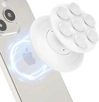 Buy MagSafe Phone Grip & Suction Mount - Magnetic Collapsible Silicone Holder for Videos, Selfies & Hands-Free Use - MAGNETIC SUCK-UP GRIP & MOUNT at Caseles-Black, 