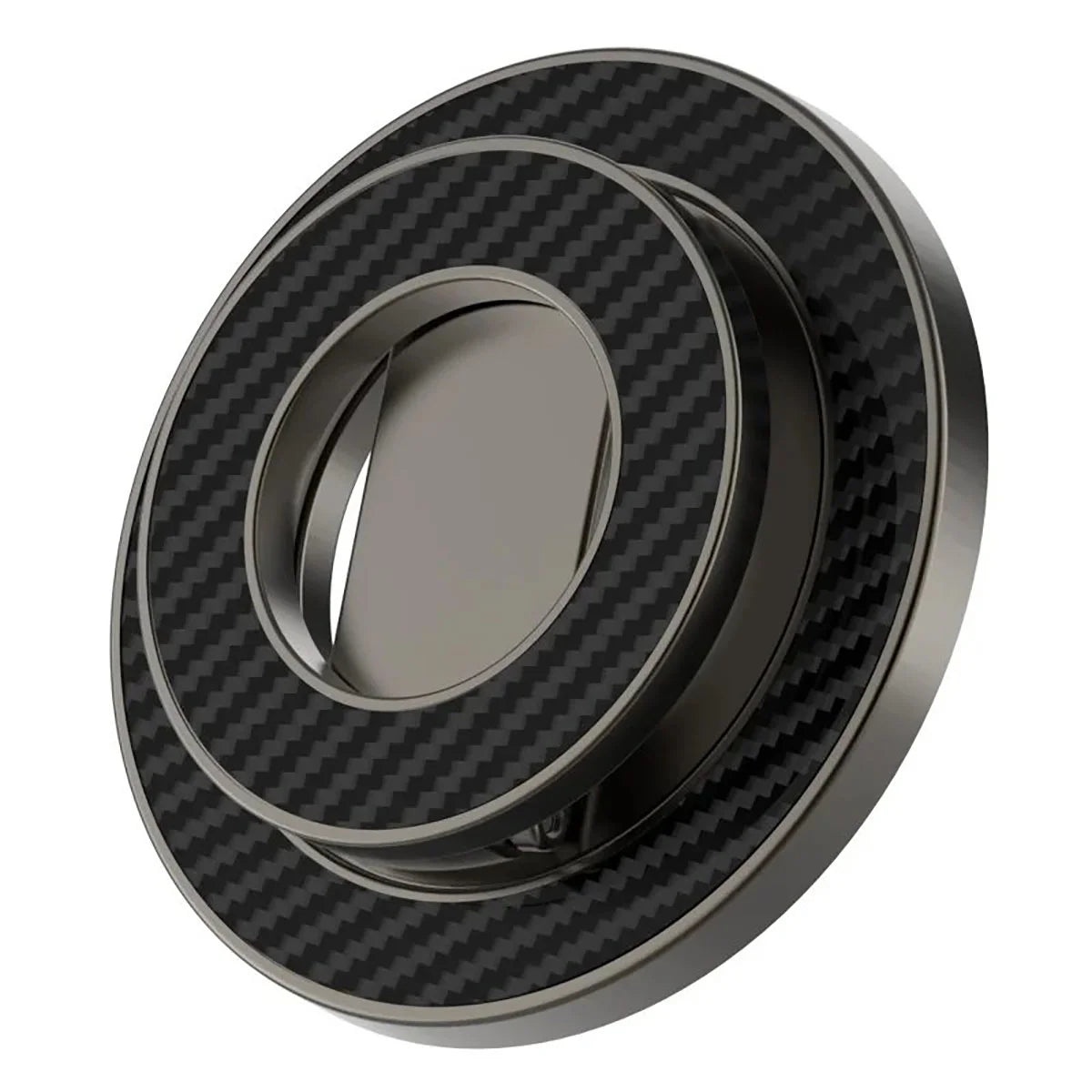 Buy Double Sided Magnetic Phone Ring Holder and 360 Rotating Kickstand Compatible with All MagSafe and Magnetic Smartphones Universal Metal Grip for Gym and Kitchen - MAGRING GRIP at Caseles-Gray, 