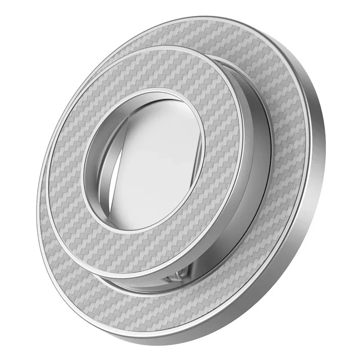 Buy Double Sided Magnetic Phone Ring Holder and 360 Rotating Kickstand Compatible with All MagSafe and Magnetic Smartphones Universal Metal Grip for Gym and Kitchen - MAGRING GRIP at Caseles-Gray, 