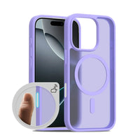 Buy MagSafe iPhone 17 Case with Camera Button, Military-Grade Protection - iPhone MagSafe Clear Case at Caseles -iPhone 17 Pro Max, Light Purple