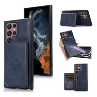 Buy Caseles Leather Wallet Case for Galaxy with 4 Card Holder, RFID Protection & Car Mount Ready, MALACHI at Caseles-Samsung Galaxy S25 Ultra, Brown