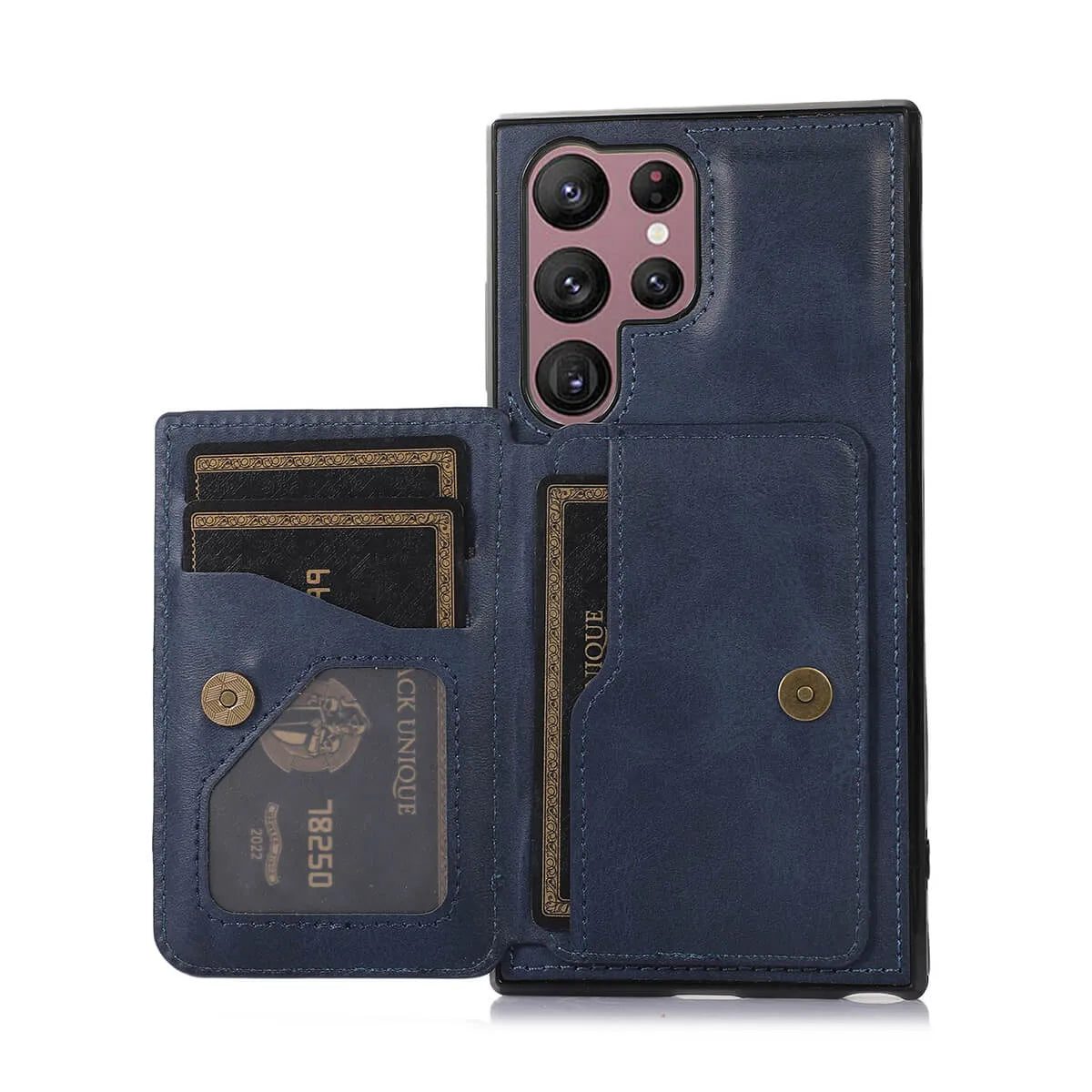 Buy Caseles Leather Wallet Case for Galaxy with 4 Card Holder, RFID Protection & Car Mount Ready, MALACHI at Caseles-Samsung Galaxy S25 Ultra, Brown