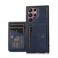 Buy Caseles Leather Wallet Case for Galaxy with 4 Card Holder, RFID Protection & Car Mount Ready, MALACHI at Caseles-Samsung Galaxy S25 Ultra, Brown