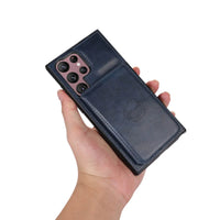 Buy Caseles Leather Wallet Case for Galaxy with 4 Card Holder, RFID Protection & Car Mount Ready, MALACHI at Caseles-Samsung Galaxy S25 Ultra, Brown