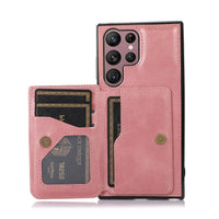 Buy Caseles Leather Wallet Case for Galaxy with 4 Card Holder, RFID Protection & Car Mount Ready, MALACHI at Caseles-Samsung Galaxy S25 Ultra, Brown