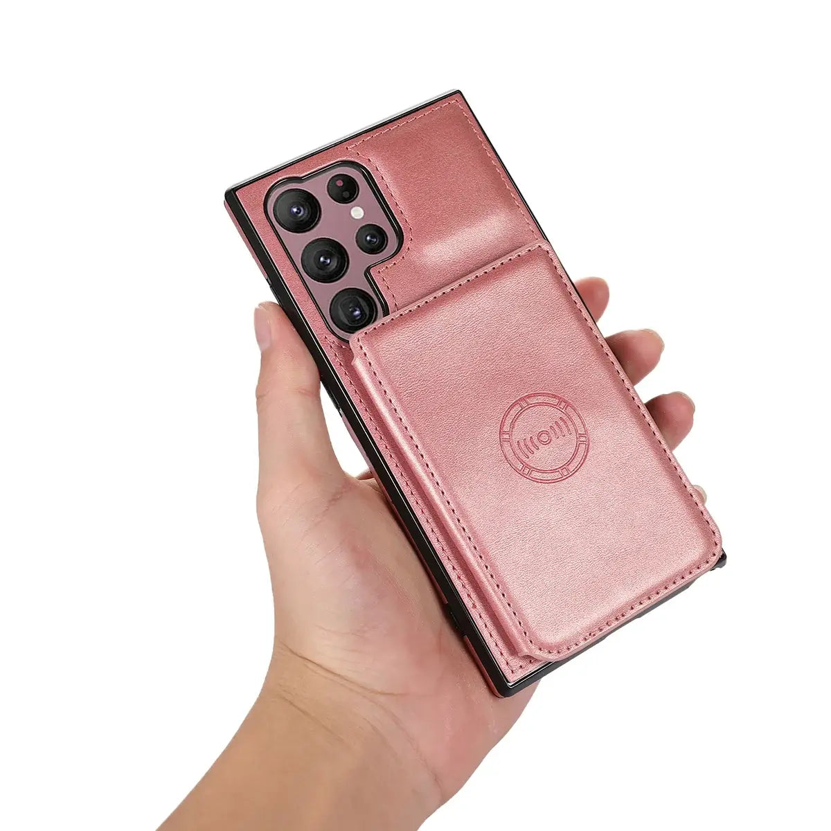 Buy Caseles Leather Wallet Case for Galaxy with 4 Card Holder, RFID Protection & Car Mount Ready, MALACHI at Caseles-Samsung Galaxy S25 Ultra, Brown