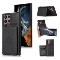 Buy Caseles Leather Wallet Case for Galaxy with 4 Card Holder, RFID Protection & Car Mount Ready, MALACHI at Caseles-Samsung Galaxy S25 Ultra, Brown