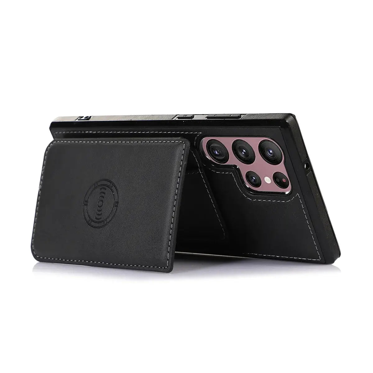 Buy Caseles Leather Wallet Case for Galaxy with 4 Card Holder, RFID Protection & Car Mount Ready, MALACHI at Caseles-Samsung Galaxy S25 Ultra, Brown