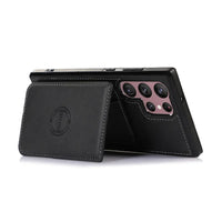 Buy Caseles Leather Wallet Case for Galaxy with 4 Card Holder, RFID Protection & Car Mount Ready, MALACHI at Caseles-Samsung Galaxy S25 Ultra, Brown