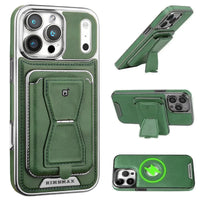 Buy Full Coverage Protection, Leather Phone case, Phone Stander, Card Holder Wallet Case - MALCOLM at Caseles-iPhone 17 Pro Max, Malcolm-Brown