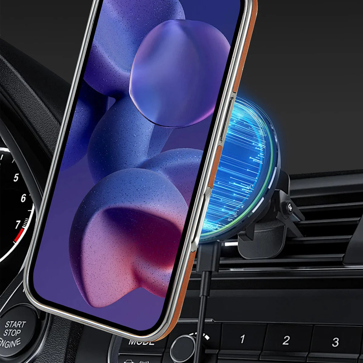 Buy Full Coverage Protection, Leather Phone case, Phone Stander, Card Holder Wallet Case - MALCOLM at Caseles-iPhone 17 Pro Max, Malcolm-Brown