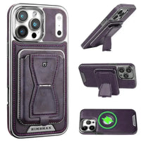 Buy Full Coverage Protection, Leather Phone case, Phone Stander, Card Holder Wallet Case - MALCOLM at Caseles-iPhone 17 Pro Max, Malcolm-Brown