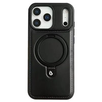 Buy Classic Leather Phone Case, Support MagSafe Wireless Charging, Premium Leather,iPhone Case - MATEO at Caseles-iPhone 17 Pro Max, Mateo-Black