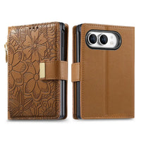 Buy Vegan Leather Flip Case with Multi-Card Slots, Zipper Pocket, Hands-Free Kickstand & Drop-Resistant Defense - MAVE at Caseles-iPhone Ultra, Purple
