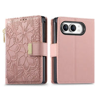 Buy Vegan Leather Flip Case with Multi-Card Slots, Zipper Pocket, Hands-Free Kickstand & Drop-Resistant Defense - MAVE at Caseles-iPhone Ultra, Purple