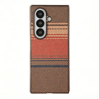 Buy Luxury Electroplated Frame Case with Kevlar-Weave Texture, Strong Magnetic Array & Built-In 360° Screen Protection - MAX at Caseles-Samsung Galaxy Z Fold 8 Ultra, Brown