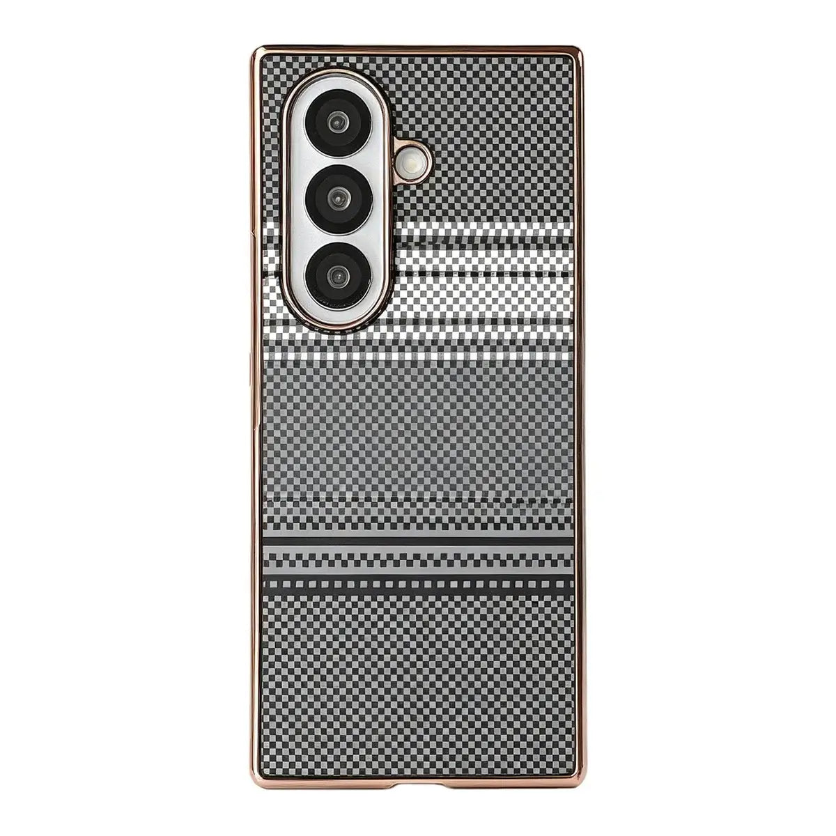 Buy Luxury Electroplated Frame Case with Kevlar-Weave Texture, Strong Magnetic Array & Built-In 360° Screen Protection - MAX at Caseles-Samsung Galaxy Z Fold 8 Ultra, Gray