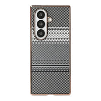 Buy Luxury Electroplated Frame Case with Kevlar-Weave Texture, Strong Magnetic Array & Built-In 360° Screen Protection - MAX at Caseles-Samsung Galaxy Z Fold 8 Ultra, Gray
