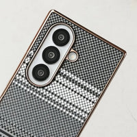 Buy Luxury Electroplated Frame Case with Kevlar-Weave Texture, Strong Magnetic Array & Built-In 360° Screen Protection - MAX at Caseles-Samsung Galaxy Z Fold 8 Ultra, Green