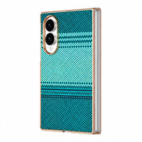 Buy Luxury Electroplated Frame Case with Kevlar-Weave Texture, Strong Magnetic Array & Built-In 360° Screen Protection - MAX at Caseles-Samsung Galaxy Z Fold 8, Green