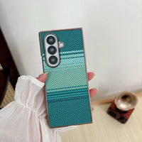 Buy Luxury Electroplated Frame Case with Kevlar-Weave Texture, Strong Magnetic Array & Built-In 360° Screen Protection - MAX at Caseles-Samsung Galaxy Z Fold 8 Ultra, Green