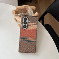 Buy Luxury Electroplated Frame Case with Kevlar-Weave Texture, Strong Magnetic Array & Built-In 360° Screen Protection - MAX at Caseles-Samsung Galaxy Z Fold 8 Ultra, Green