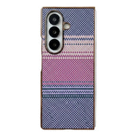 Buy Luxury Electroplated Frame Case with Kevlar-Weave Texture, Strong Magnetic Array & Built-In 360° Screen Protection - MAX at Caseles-Samsung Galaxy Z Fold 8 Ultra, Purple