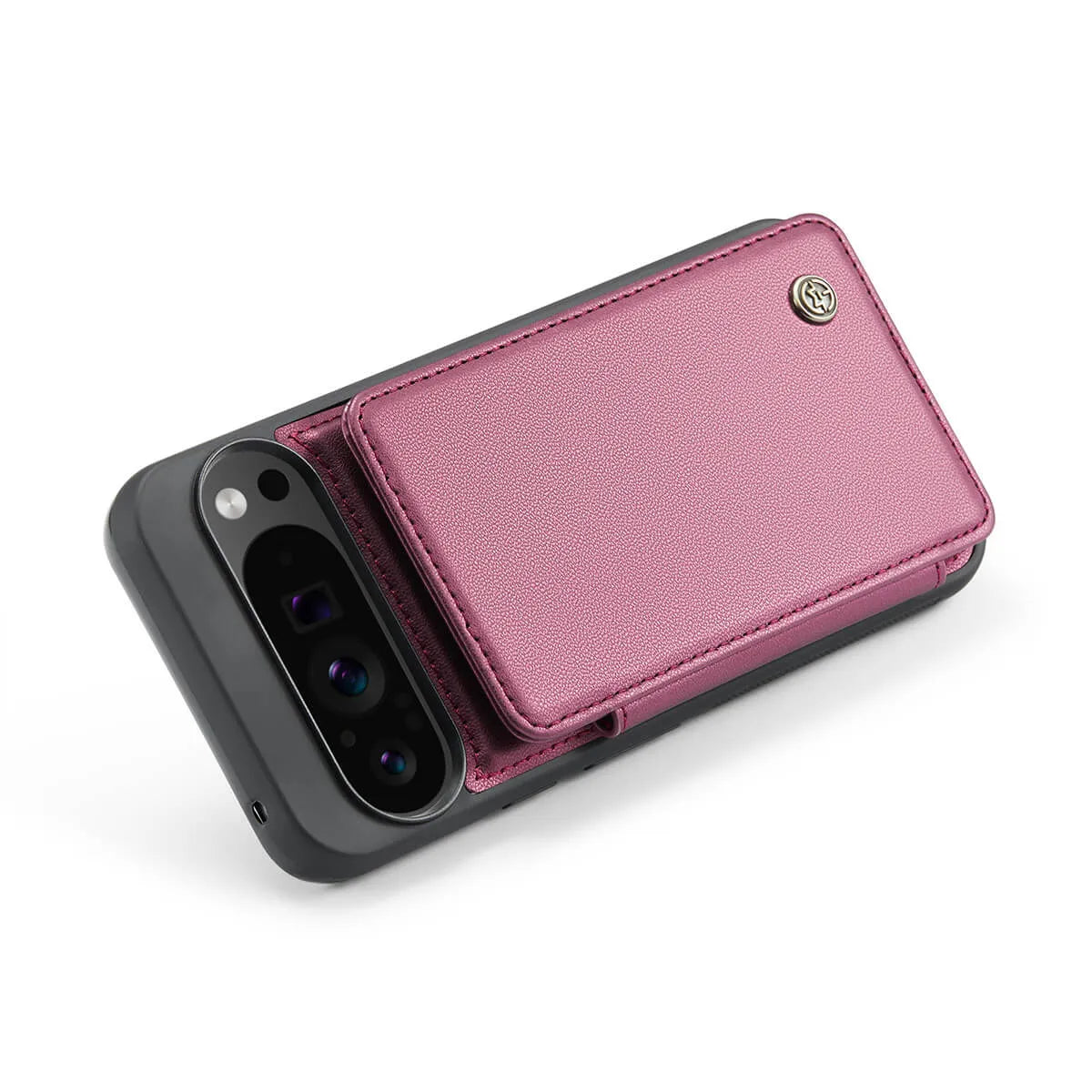 Buy Leather Flip Folio Phone Wallet Case, Magnetic Snap & RFID Blocking Card Slots, Kickstand Shockproof Protective Cover - NASHUA at Caseles-Google Pixel 10 Pro XL, Nash-Black