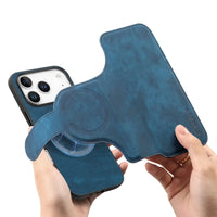 Buy Retro Magnetic Wallet Case, Support Magsafe, Detachable 2in1 Folio Flip Cover, with Card Slots - Nelson at Caseles-iPhone 17 Pro Max, Black