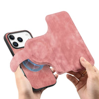 Buy Retro Magnetic Wallet Case, Support Magsafe, Detachable 2in1 Folio Flip Cover, with Card Slots - Nelson at Caseles-iPhone 17 Pro Max, Black