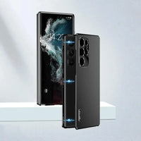 Buy Samsung Galaxy Magnetic Aluminum Metal Frame Phone Case - NOAH at Caseles-Samsung Galaxy S25 Ultra, Noah-Black