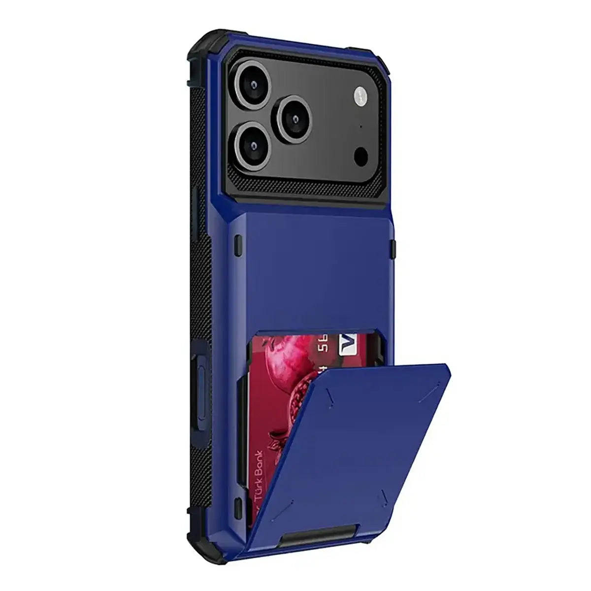 Buy Flip Hidden Pocket Wallet Phone Case, Card Slot Credit Card Holder Dual Layer Hybrid TPU Bumper Armor Protective Hard Shell Back Cover,Noel at Caseles-iPhone 17 Pro Max, Gray