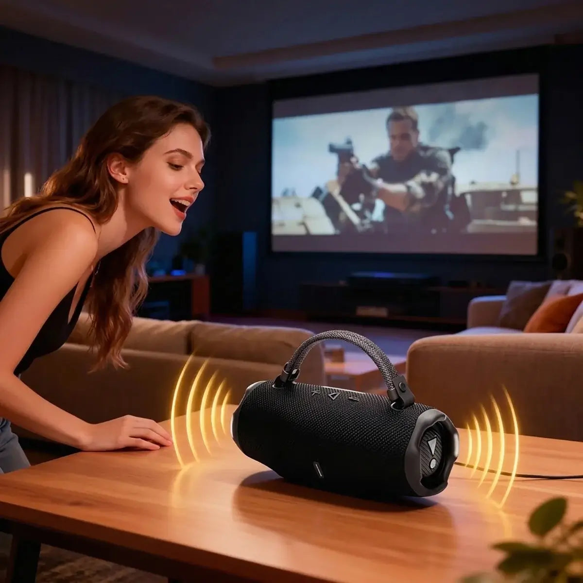 Buy Rugged Bluetooth Speaker & Outdoor Amplifier: Enhanced Sound for Tailgates, Camping & Live Events - OUTDOOR BLUETOOTH SPEAKER at Caseles-ArmyGreen, 